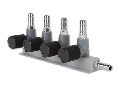 Hochwertiger Luftverteiler 9mm mit Drehknopf